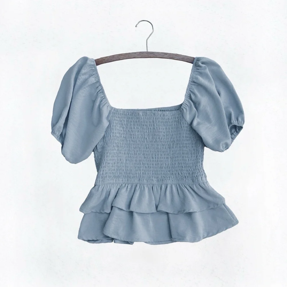 Altar’d State Ruched Top (S) - Picture 2 of 4